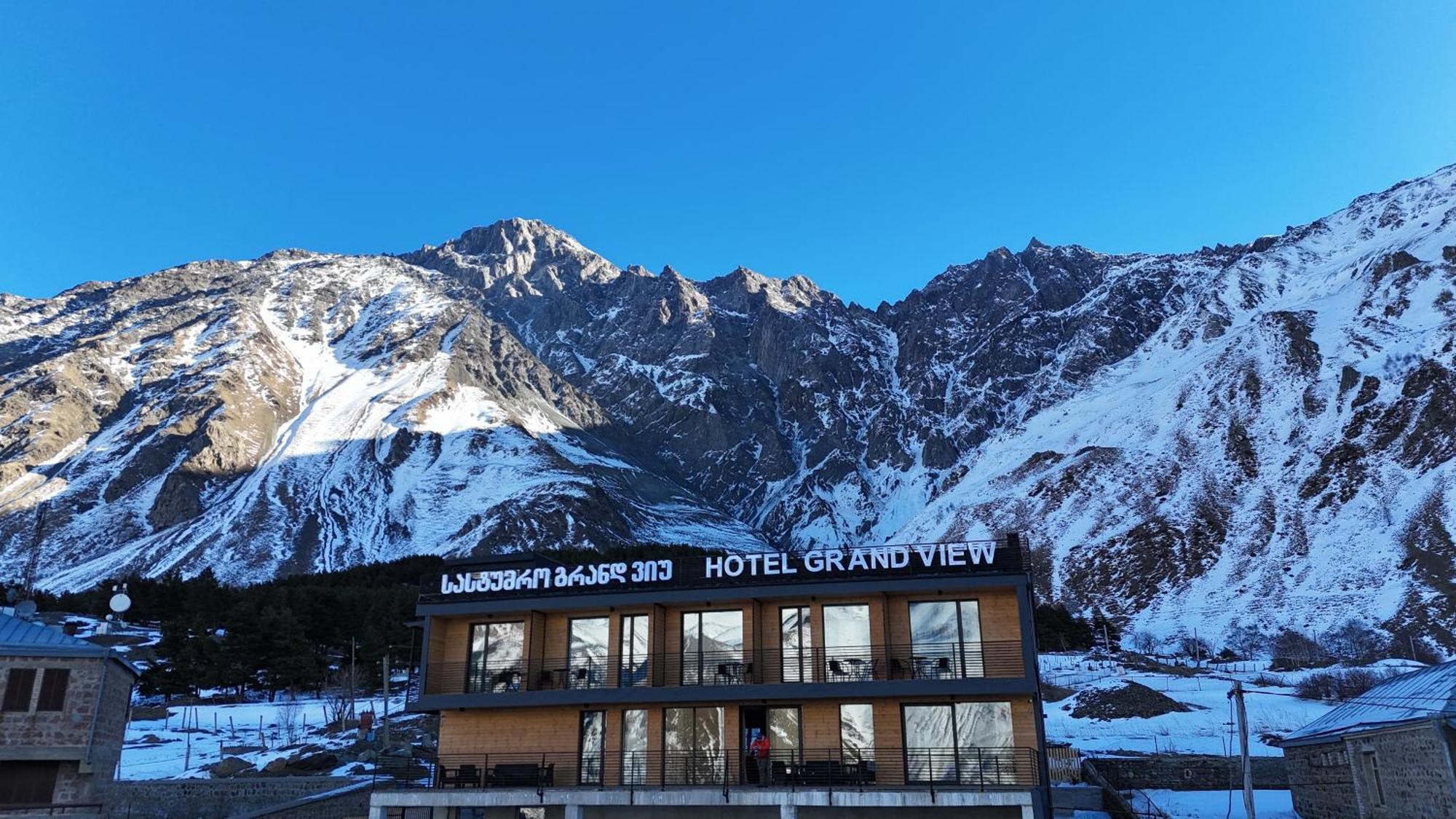 Kazbegi Hotel Grand View Экстерьер фото